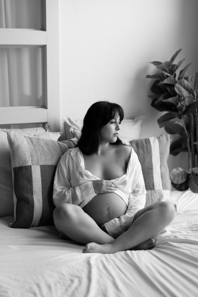 studio outdoor maternity photos studio portrait